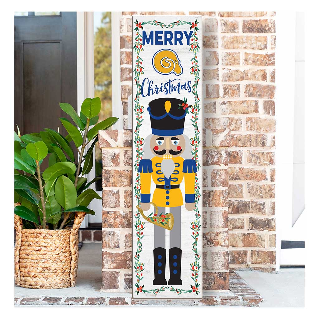 11x46 Leaning Sign Nutcracker Albany State University Golden Rams