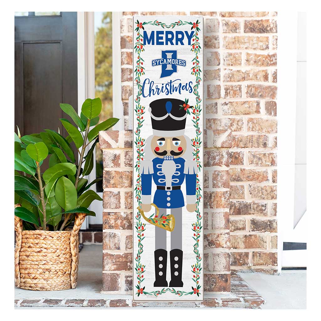 11x46 Leaning Sign Nutcracker Indiana State Sycamores