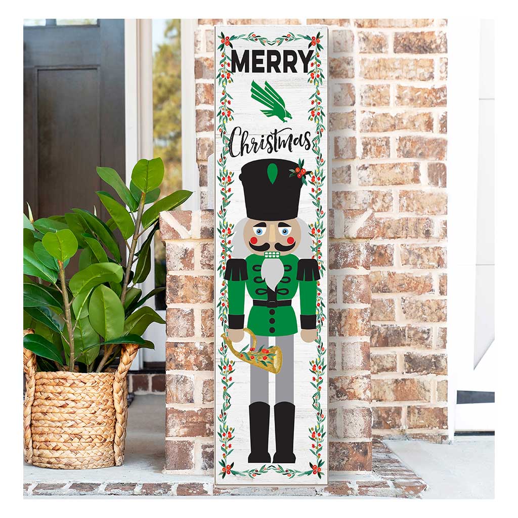 11x46 Leaning Sign Nutcracker North Texas Mean Green