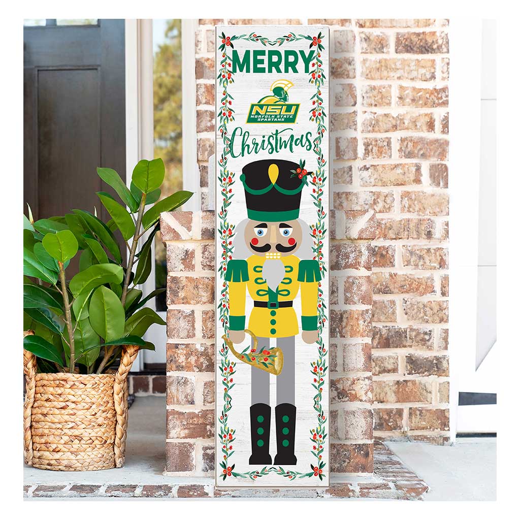 11x46 Leaning Sign Nutcracker Norfolk State Spartans