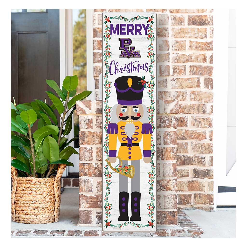 11x46 Leaning Sign Nutcracker Prairie View A&M Panthers