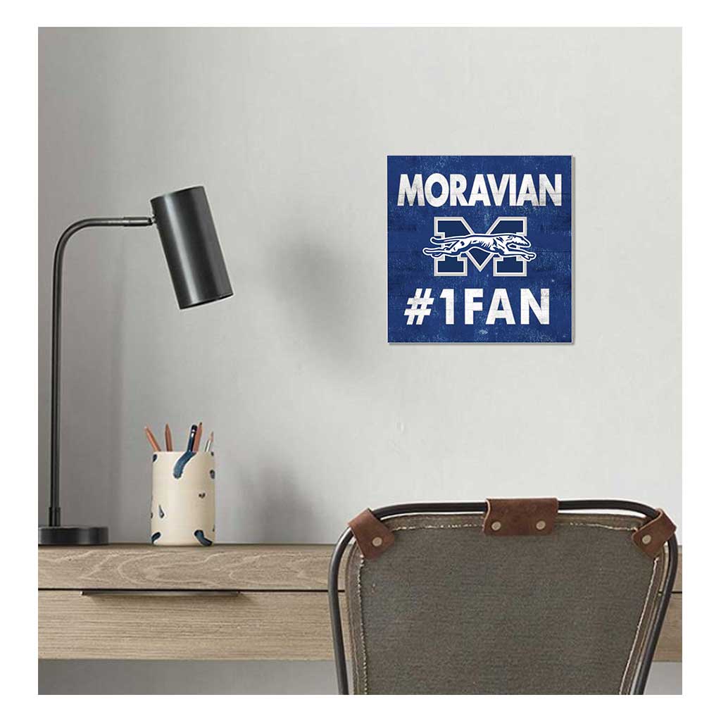 10x10 Team Color #1 Fan Moravian College Greyhounds