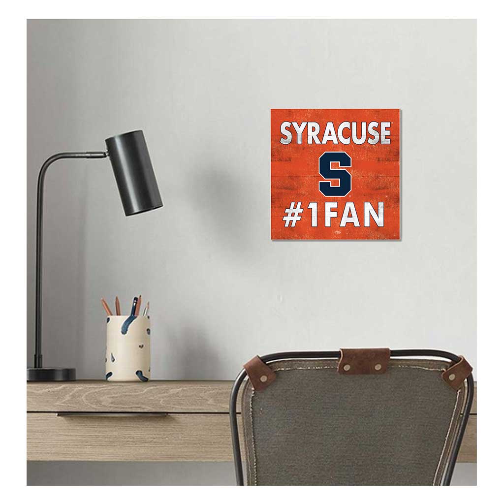 10x10 Team Color #1 Fan Syracuse Orange