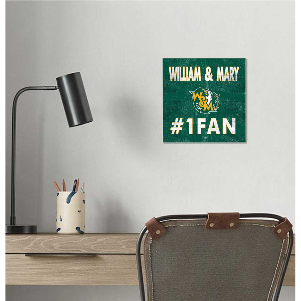 10x10 Team Color #1 Fan William and Mary Tribe
