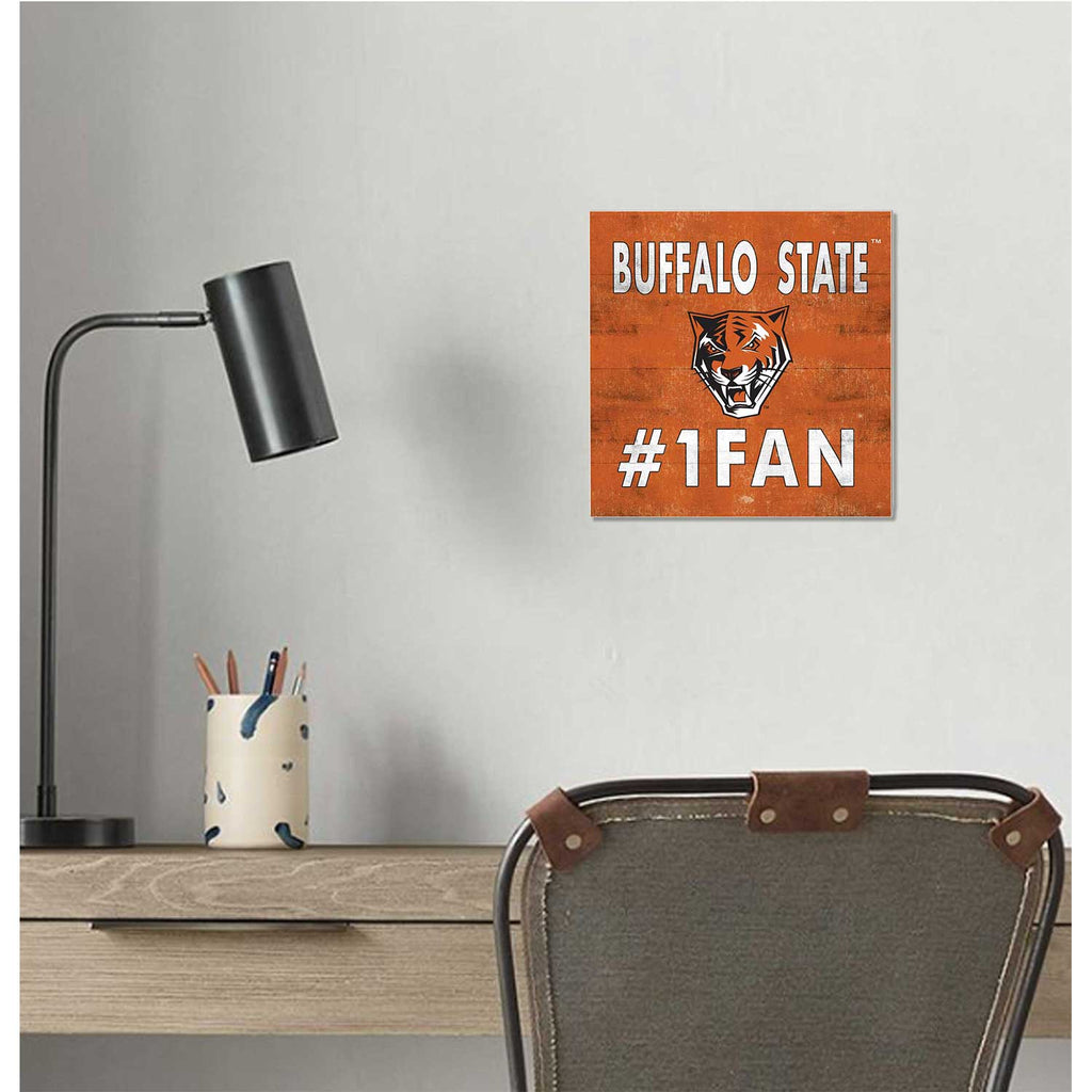 10x10 Team Color #1 Fan Buffalo State College Bengals