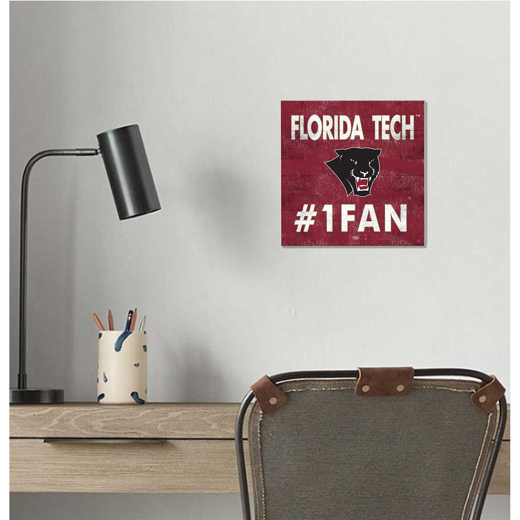 10x10 Team Color #1 Fan Florida Institute of Technology PANTHERS