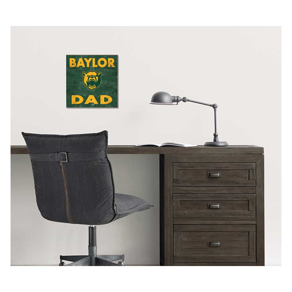 10x10 Team Color Dad Baylor Bears