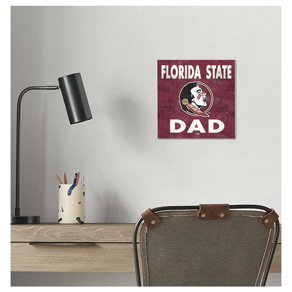 10x10 Team Color Dad Florida State Seminoles