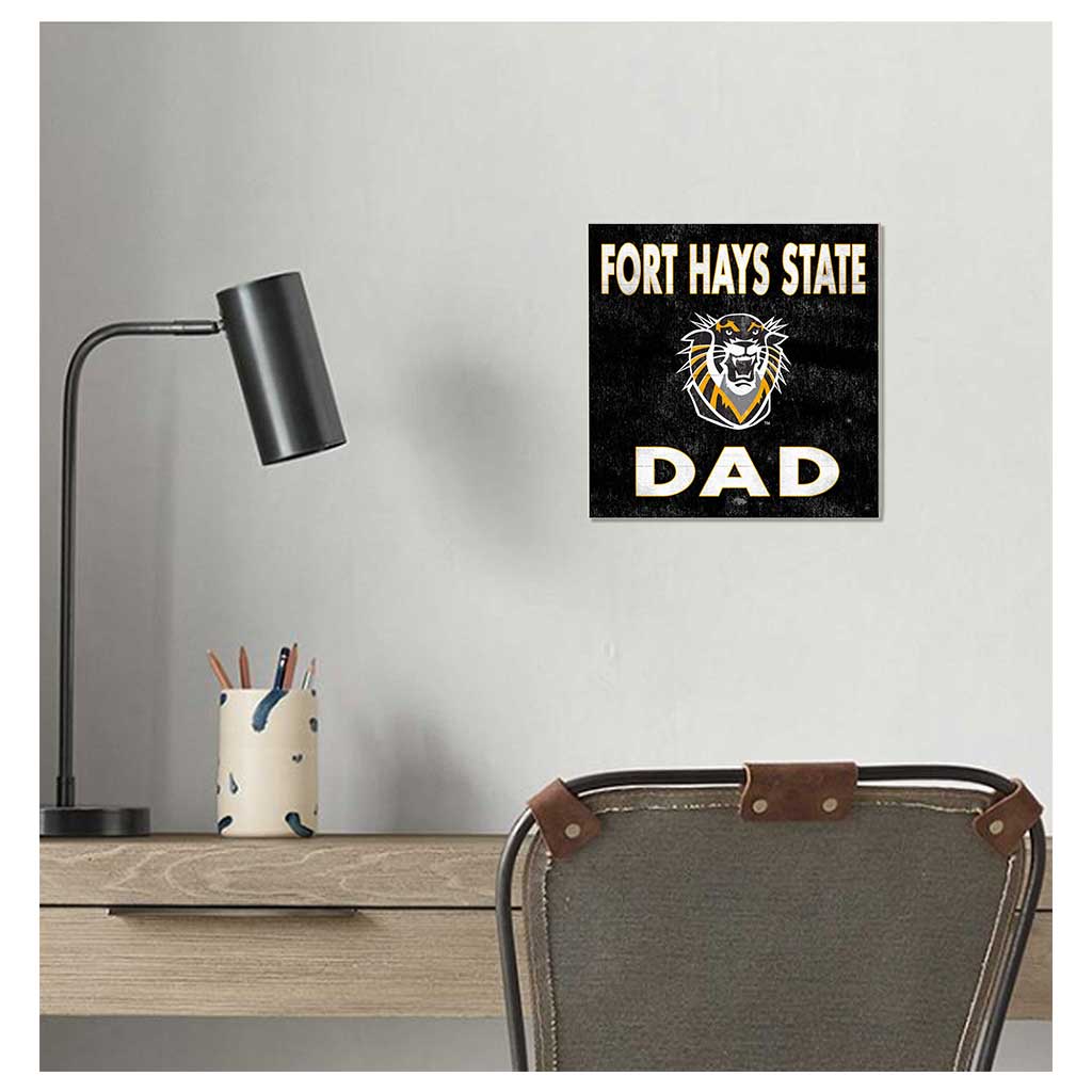 10x10 Team Color Dad Fort Hays State Tigers