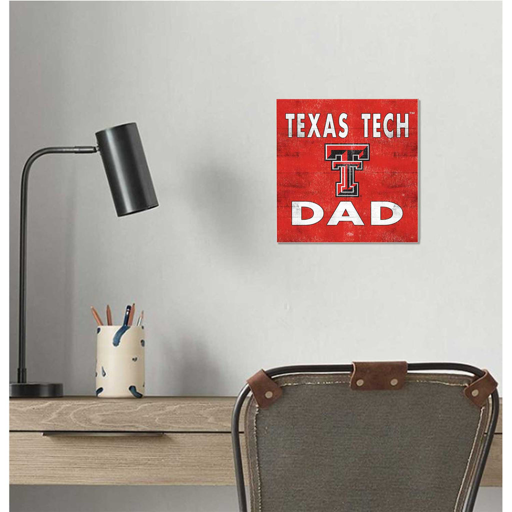 10x10 Team Color Dad Texas Tech Red Raiders