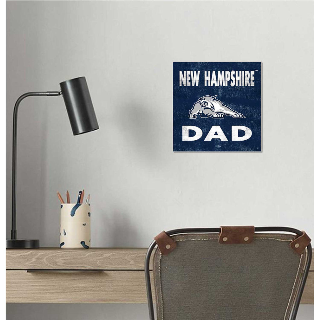 10x10 Team Color Dad University of New Hampshire Wildcats