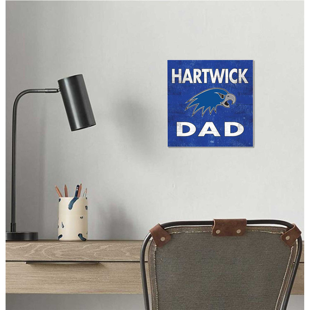 10x10 Team Color Dad Hartwick College HAWKS