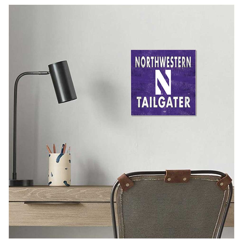 10x10 Team Color Tailgater Northwestern Wildcats
