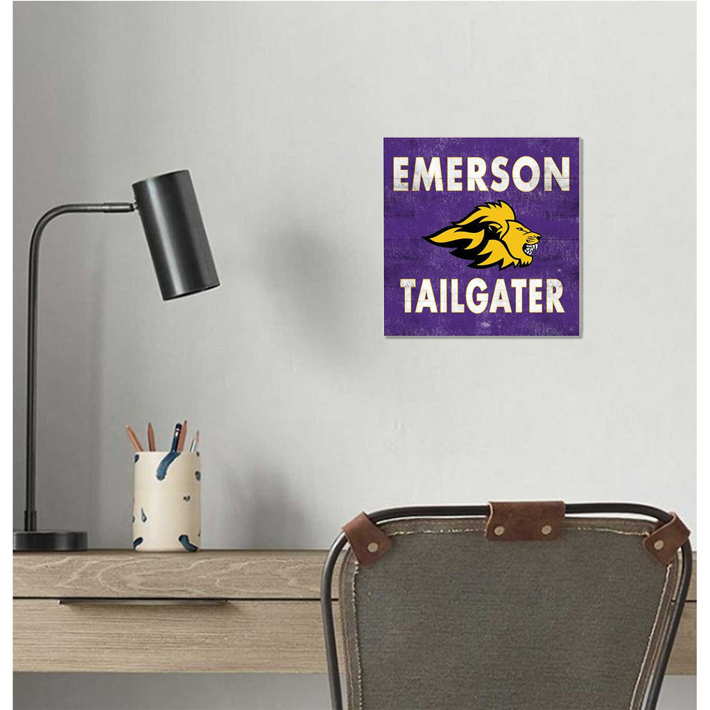 10x10 Team Color Tailgater Emerson College Lions