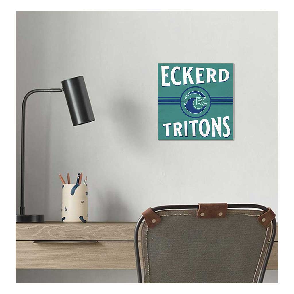 10x10 Retro Team Sign Eckerd College Tritons