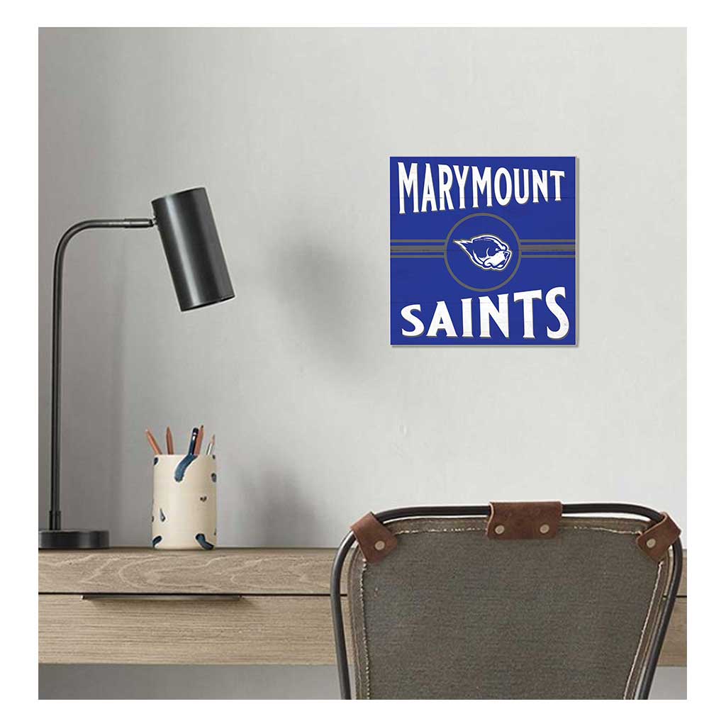 10x10 Retro Team Sign Marymount University Saints