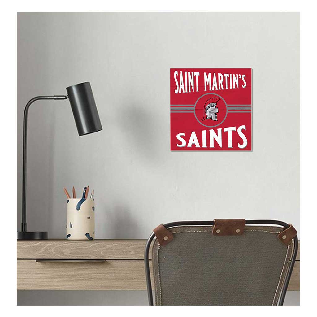 10x10 Retro Team Sign Saint Martin's University Saints