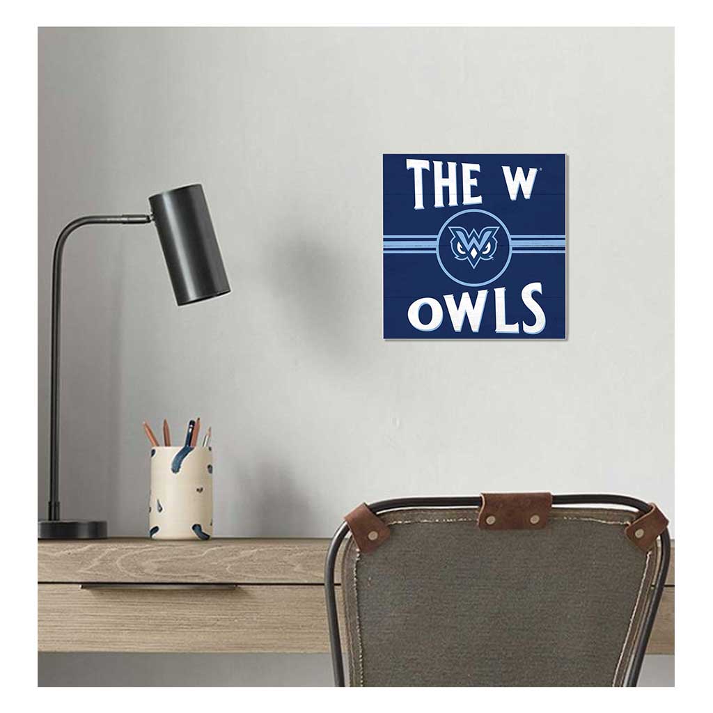 10x10 Retro Team Sign Mississippi University for Women Owls