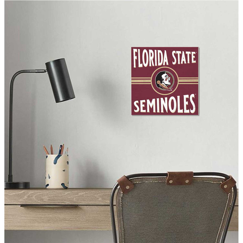 10x10 Retro Team Sign Florida State Seminoles