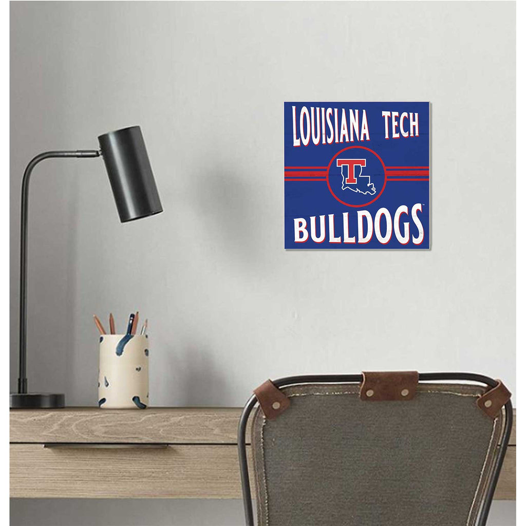 10x10 Retro Team Sign Louisiana Tech Bulldogs
