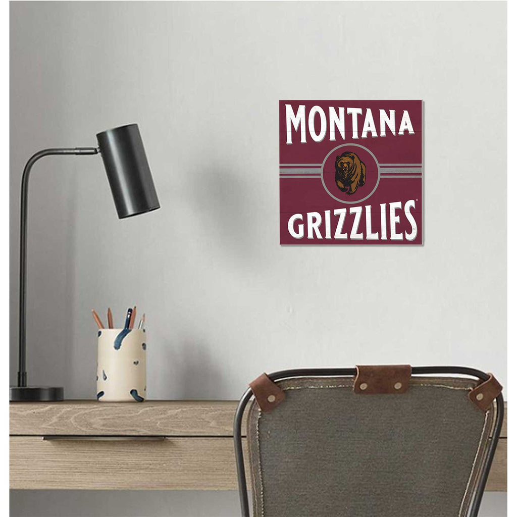 10x10 Retro Team Sign Montana Grizzlies