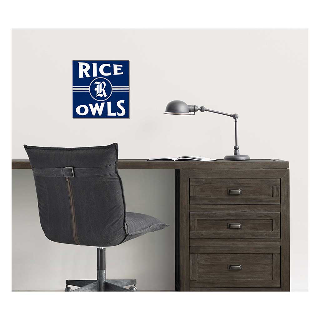 10x10 Retro Team Sign Rice Owls