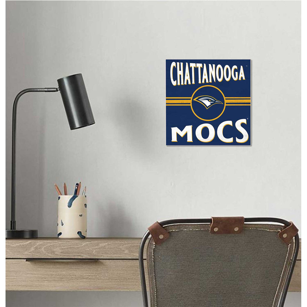 10x10 Retro Team Sign Tennessee Chattanooga Mocs