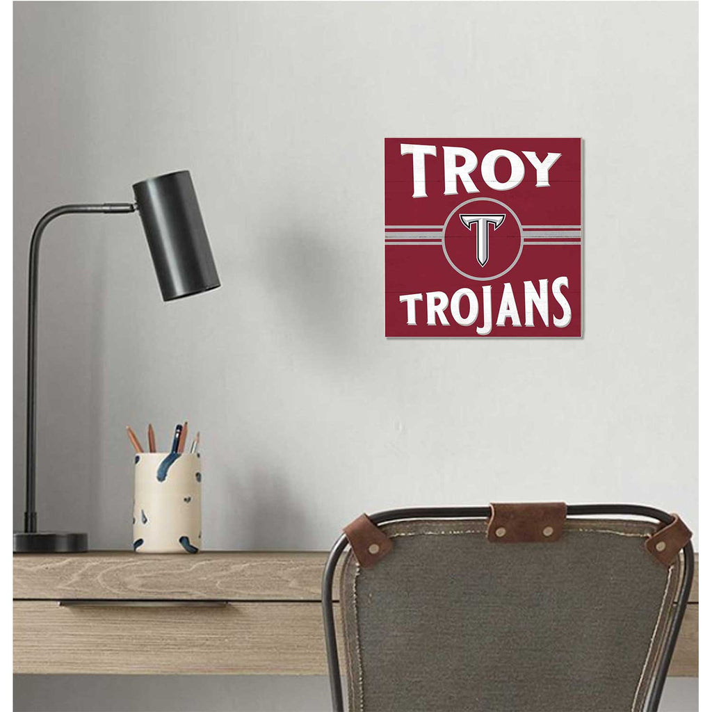 10x10 Retro Team Sign Troy Trojans