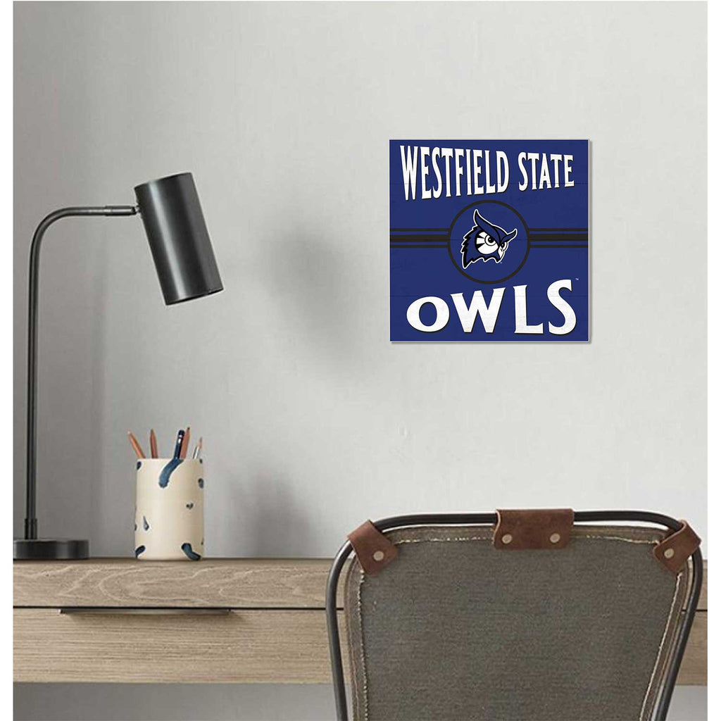 10x10 Retro Team Sign Westfield State University Owls