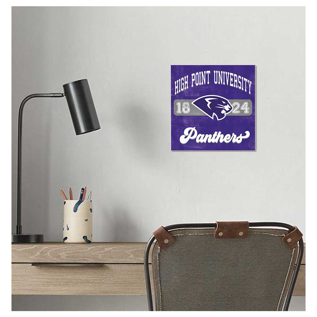 10x10 Retro Team Mascot Sign High Point Panthers