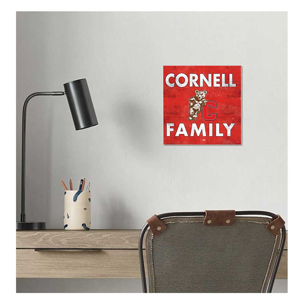10x10 Sign Cornell Family Bear Leaning