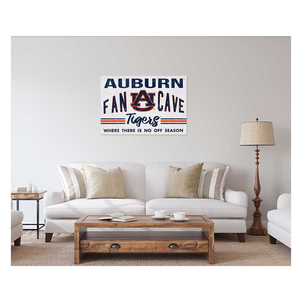 24x34 Retro Fan Cave Sign Auburn Tigers