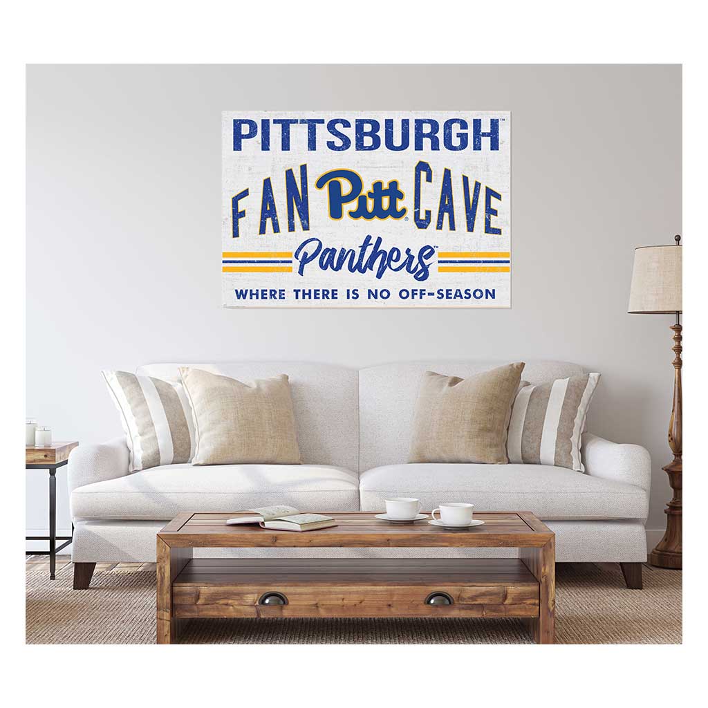 24x34 Retro Fan Cave Sign Pittsburgh Panthers