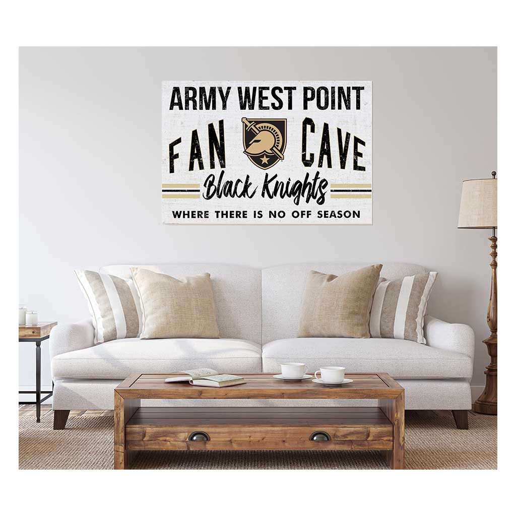 24x34 Retro Fan Cave Sign West Point Black Knights