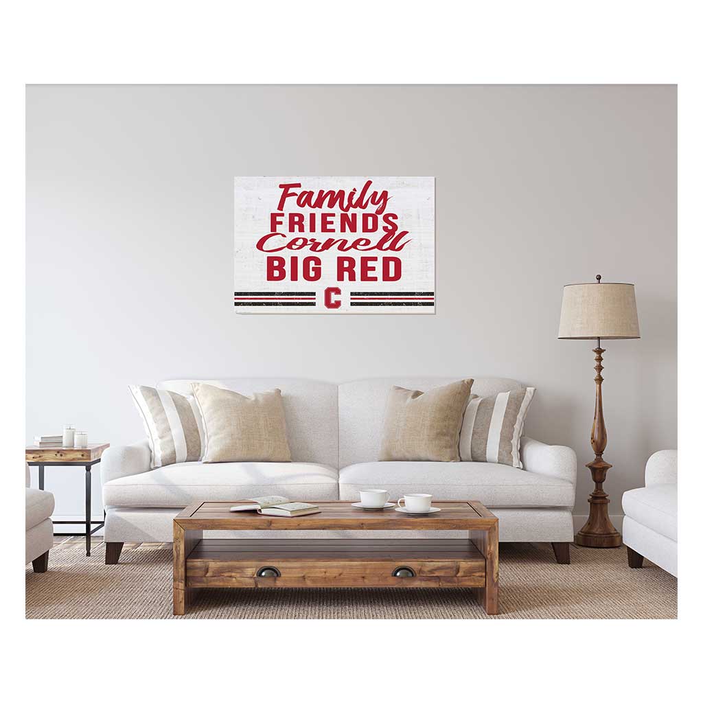 24x34 Friends Family Team Sign Cornell Big Red