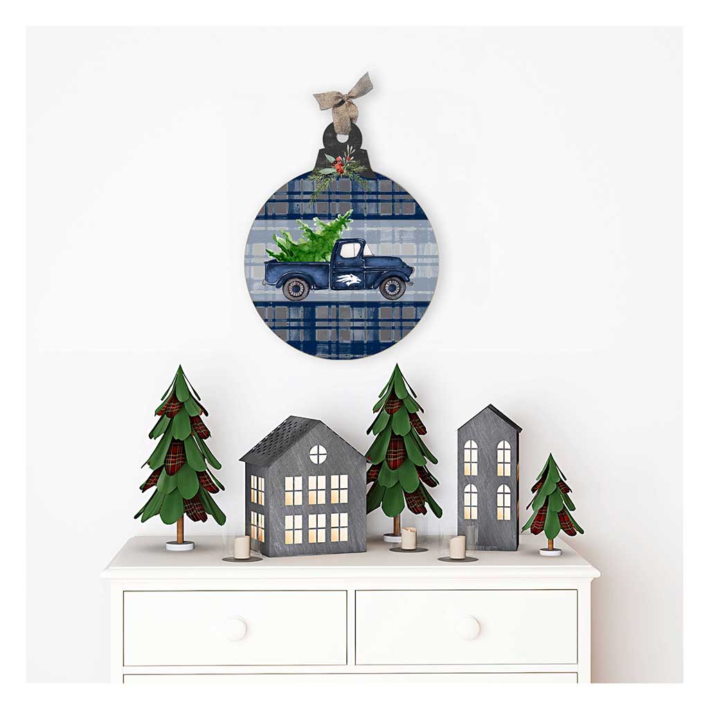 10 Inch Christmas Truck Ornament Sign Nevada Wolf Pack