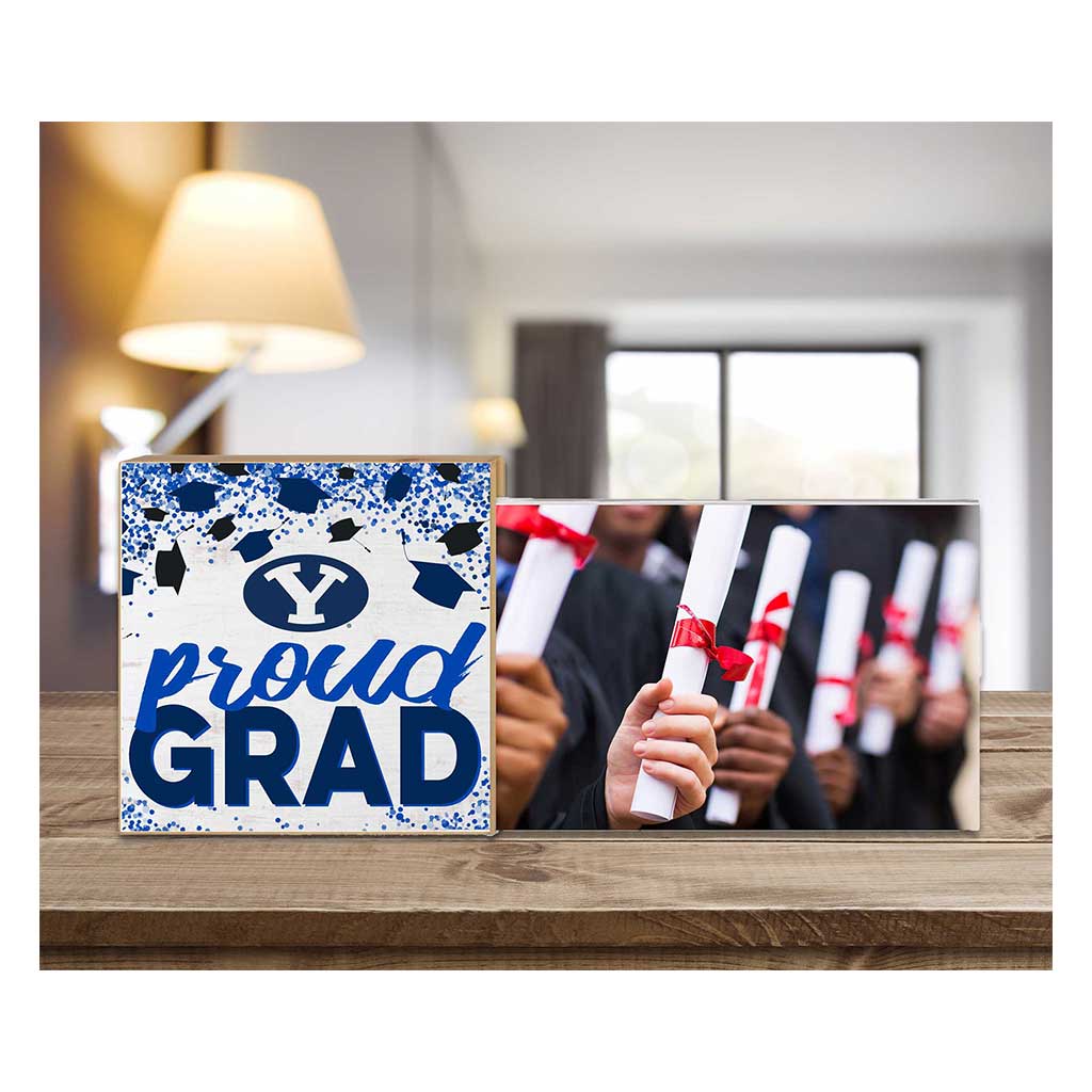 Floating Picture Frame Proud Grad Celebration Team Brigham Young Cougars