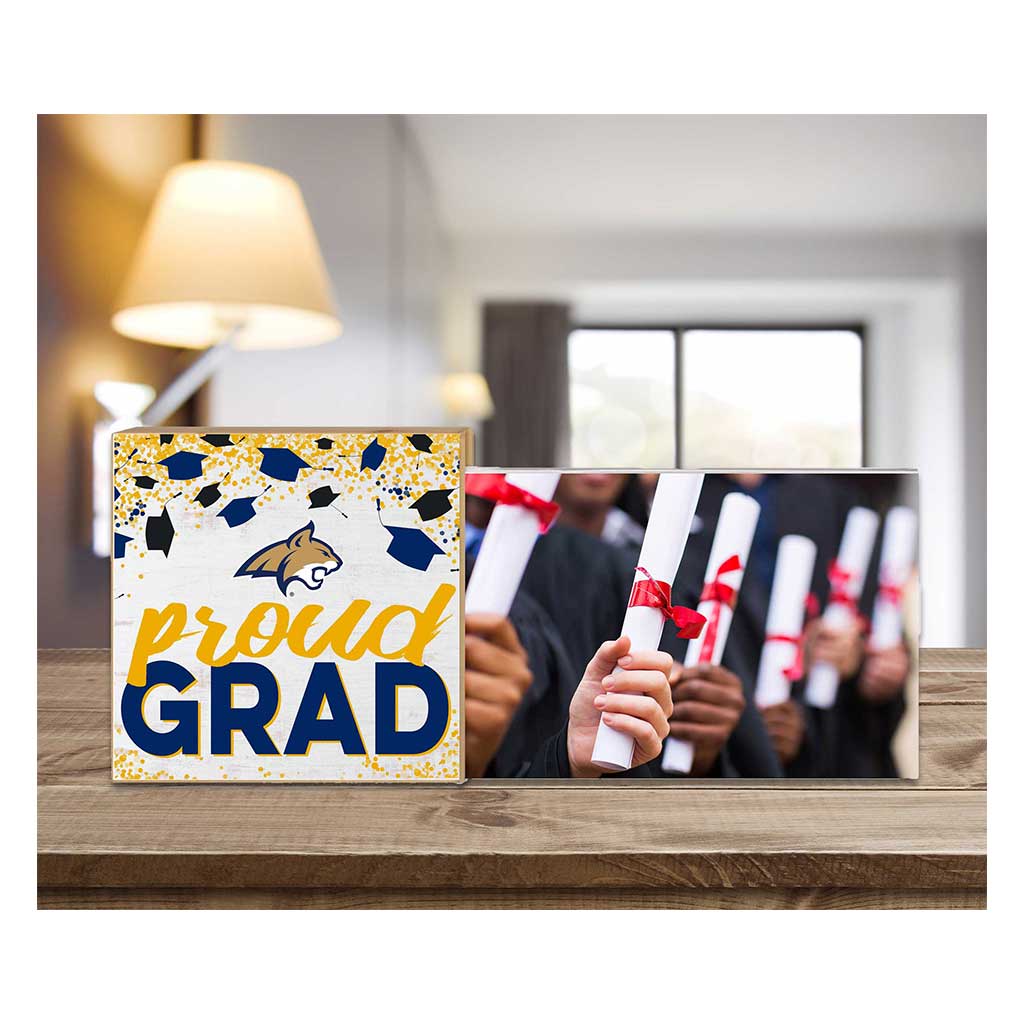 Floating Picture Frame Proud Grad Celebration Team Montana State Fighting Bobcats