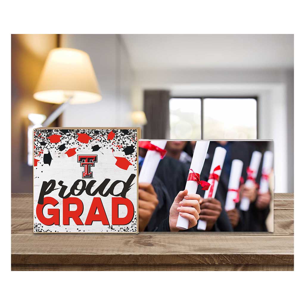 Floating Picture Frame Proud Grad Celebration Team Texas Tech Red Raiders