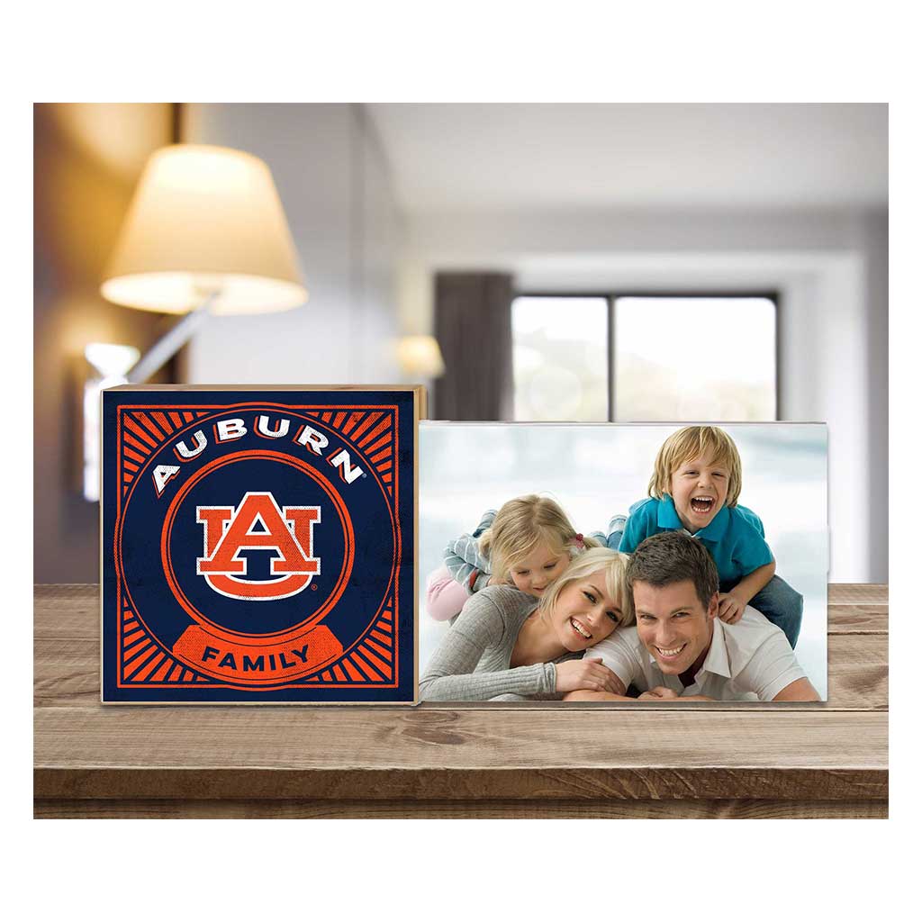 Floating Picture Frame Family Retro Team Auburn Tigers