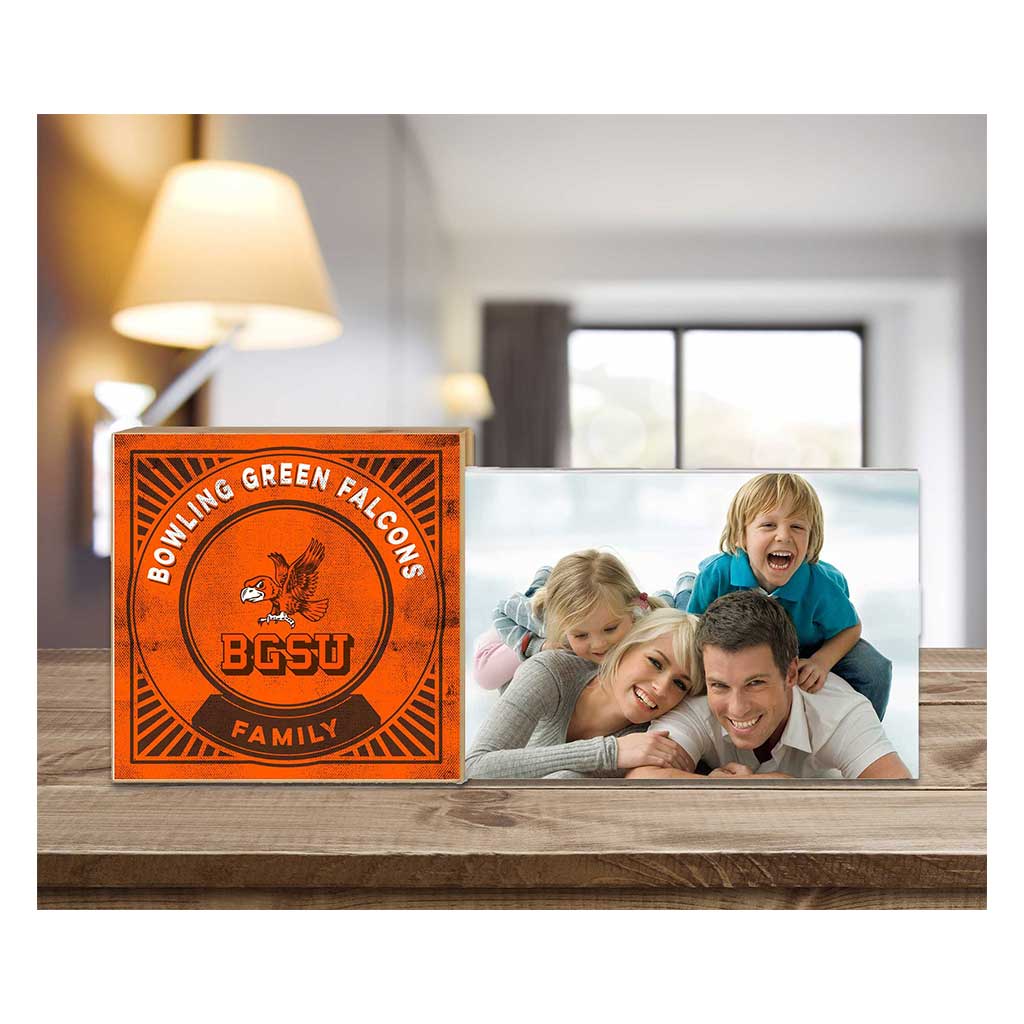 Floating Picture Frame Family Retro Team Bowling Green Falcons Vault Logo