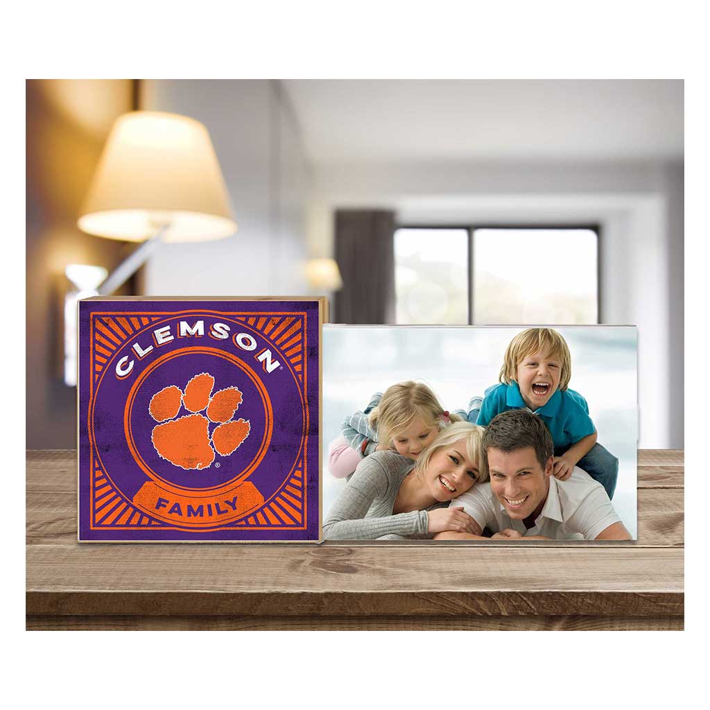 Floating Picture Frame Family Retro Team Clemson Tigers