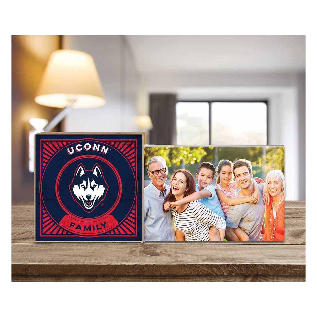 Floating Picture Frame Family Retro Team Connecticut Huskies