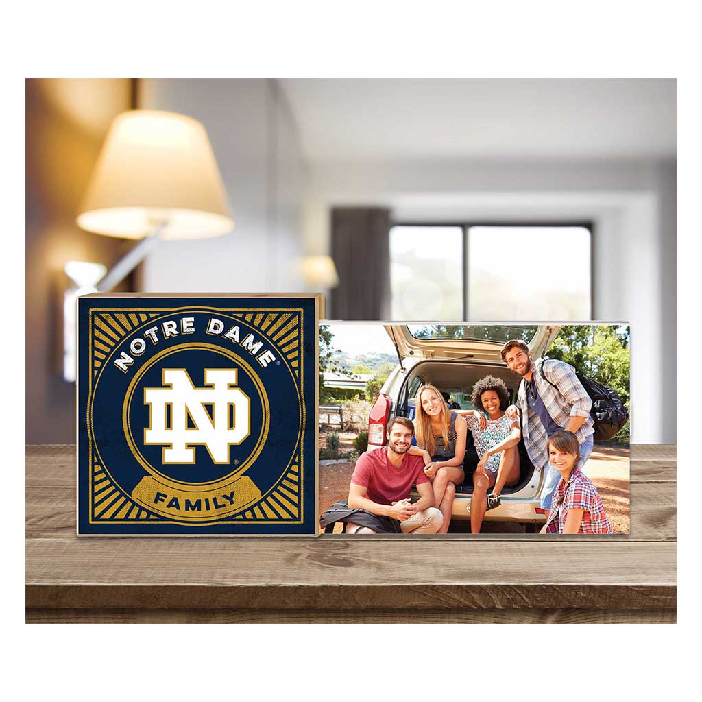 Floating Picture Frame Family Retro Team Notre Dame Fighting Irish
