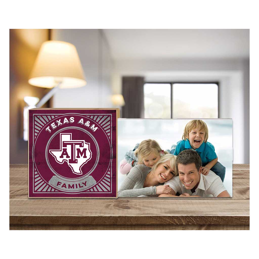 Floating Picture Frame Family Retro Team Texas A&M Aggies