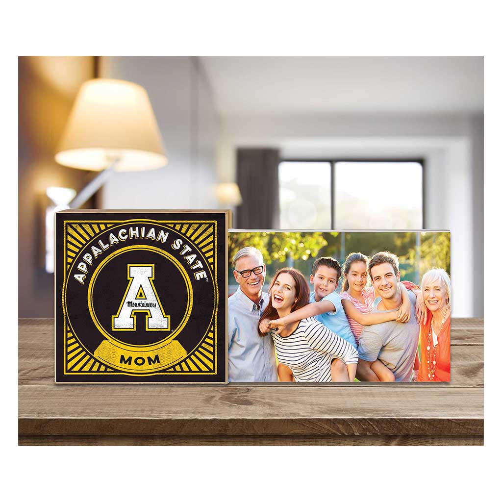 Floating Picture Frame Proud Mom Retro Team Appalachian State Mountaineers