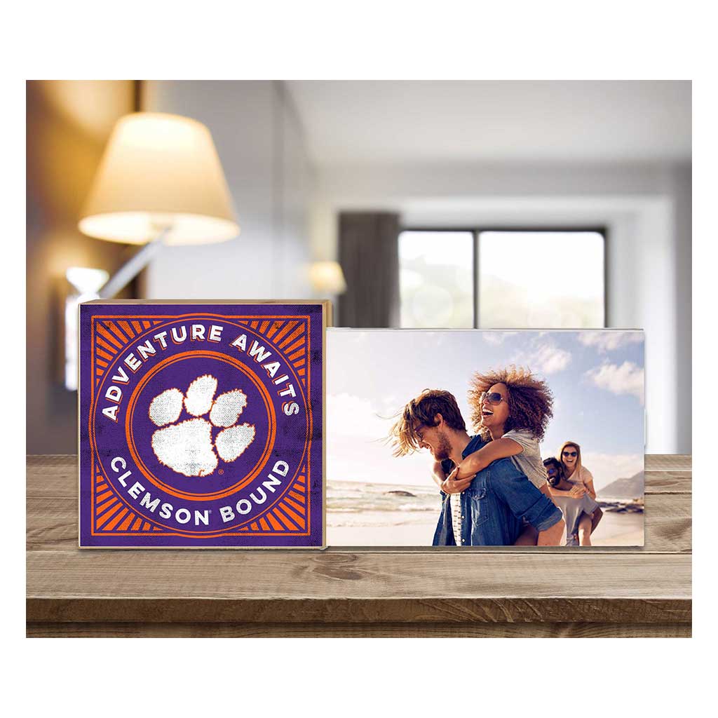 Floating Picture Frame Adventure Awaits Retro Team Clemson Tigers
