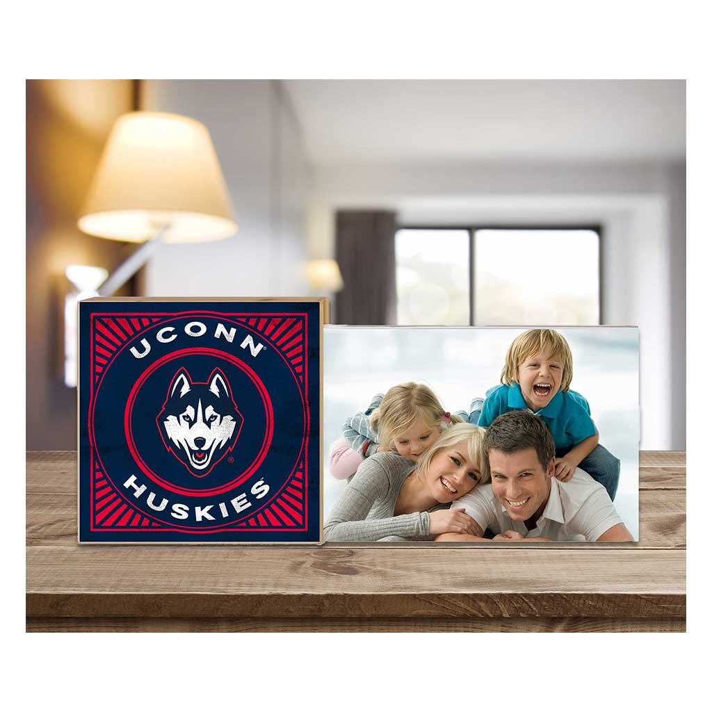 Floating Picture Frame Retro Team Logo Connecticut Huskies