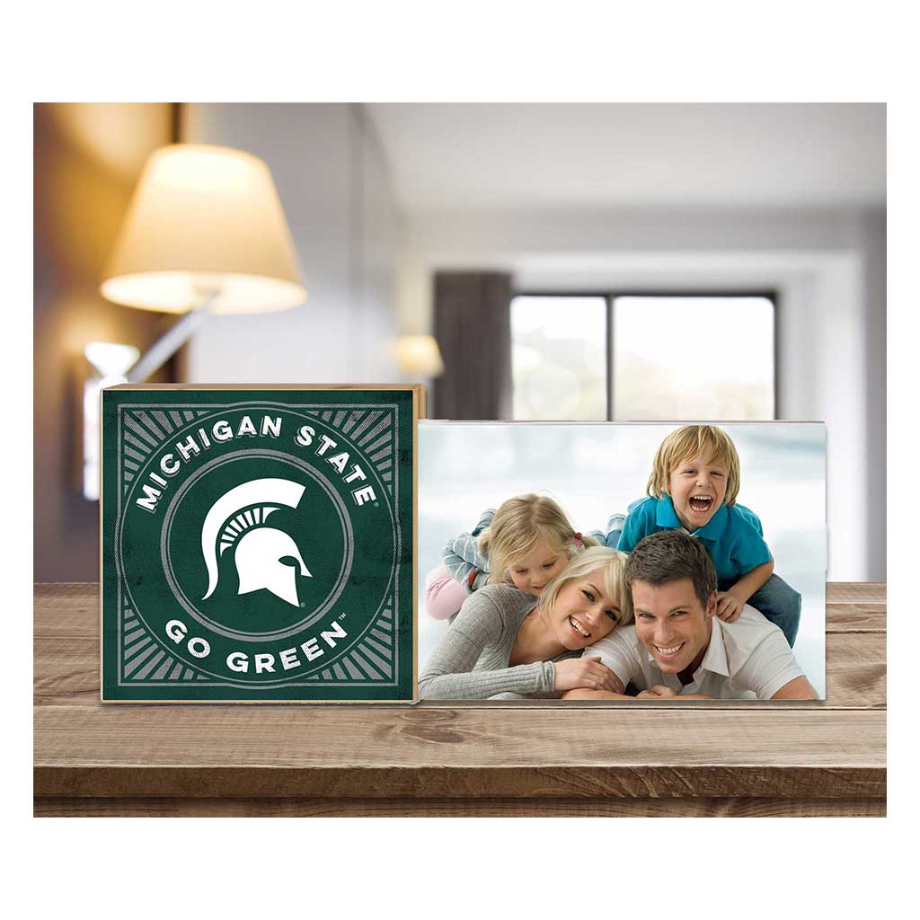 Floating Picture Frame Retro Team Logo Michigan State Spartans