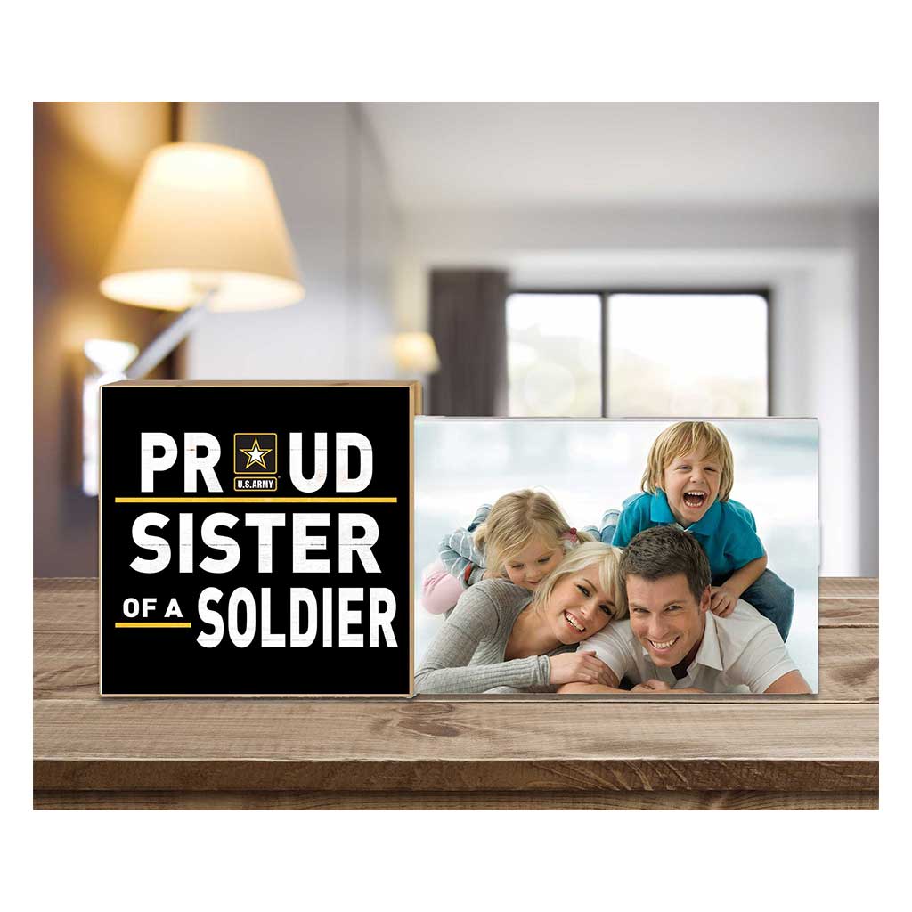 Floating Picture Frame Military Proud Sister Army